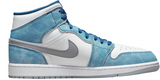 AIR JORDAN 1 MID SE FRENCH BLUE/ FIRE RED-WHITE - DN3706 401