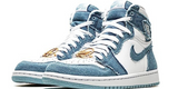 WMNS AIR JORDAN 1 RETRO HI OG WHITE/ BOARDER BLUE - DM9036 104